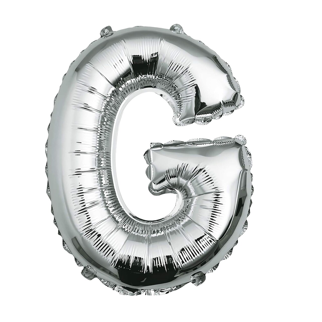 Anagram® 16" Silver Letter Balloons A–Z Air Fill Only Mylar by